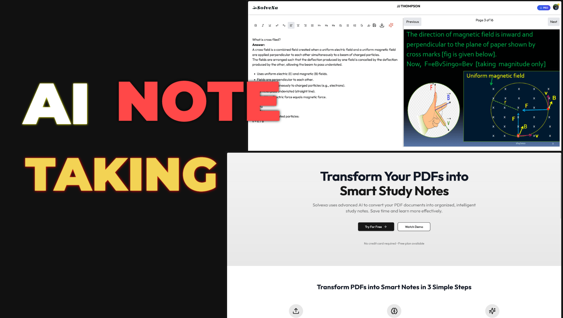 SolveXa-A smart note taker